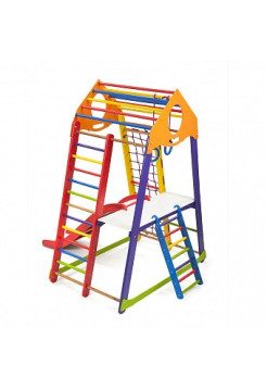 Спортивный комплекс домашний BambinoWood Color Plus 2 170